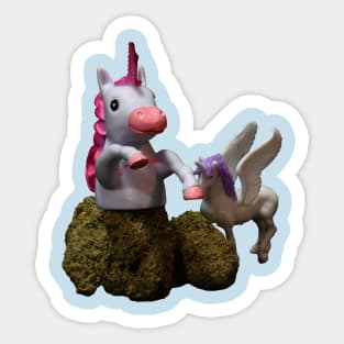 Unicorny - Weed Design Sticker
